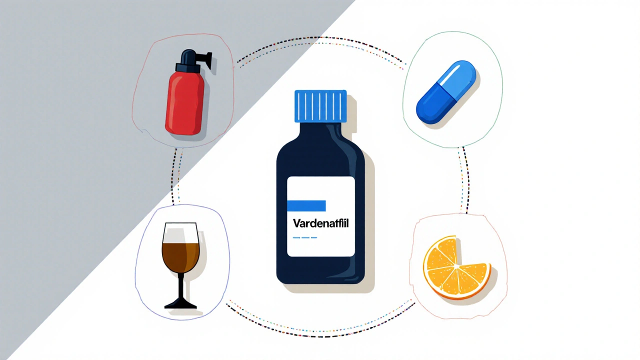 Guida alle Interazioni del Vardenafil: Cosa Devi Sapere